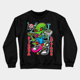 Pizza Attack Crewneck Sweatshirt